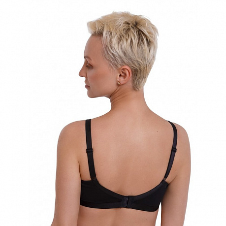 Бюстгальтер Confidence для фиксации экзопротеза Lambada 1208 черный. Изображение 2 из 4